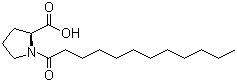 N-Dodecanoyl-L-proline molecular structure (CAS 58725-39-6)