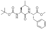 N-tert-Butoxycarbonyl-L-leucyl-L-phenylalanine methyl ester molecular structure (CAS 5874-73-7)