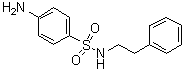 4-Amino-N-(2-phenylethyl)benzenesulfonamide molecular structure (CAS 587850-67-7)