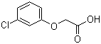 structure of CAS# 588-32-9, 3-Chlorophenoxyacetic acid;m-Chlorophenoxyacetic acid