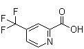结构式 CAS# 588702-62-9, 4-(三氟甲基)吡啶-2-甲酸
