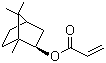 结构式 CAS# 5888-33-5, 丙烯酸异冰片酯