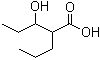 2-Propyl-3-hydroxypentanoic acid molecular structure (CAS 58888-84-9)