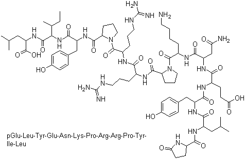 结构式 CAS# 58889-67-1, 神经加压素