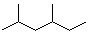 structure of CAS# 589-43-5, 2,4-Dimethylhexane;(±)-2,4-Dimethylhexane; NSC 74171