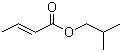 Isobutyl 2-butenoate molecular structure (CAS 589-66-2)