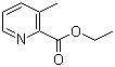 结构式 CAS# 58997-10-7, 3-甲基吡啶-2-甲酸乙酯