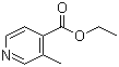 3-甲基-4-吡啶羧酸乙酯分子结构 (CAS 58997-11-8)