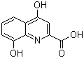 结构式 CAS# 59-00-7, 4,8-二羟基喹啉-2-甲酸