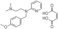吡拉明马来酸盐分子结构 (CAS 59-33-6)
