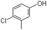 structure of CAS# 59-50-7, 4-Chloro-3-methylphenol;6-Chloro-3-hydroxytoluene; 2-Chloro-5-hydroxytoluene; 3-Methyl-4-chlorophenol; p-Chloro-m-cresol; 4-Chloro-m-cresol