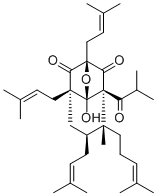 8-Hydroxyhyperforin 8,1-hemiacetal molecular structure (CAS 59014-02-7)
