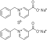 3-羧基-1-苄基吡啶鎓硫化物二钠盐分子结构 (CAS 59035-86-8)