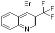4-Bromo-3-(trifluoromethyl)quinoline molecular structure (CAS 590371-97-4)