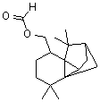 Octahydro-7,7,8,8-tetramethyl-2,3b-methano-3bH-cyclopenta[1,3]cyclopropa[1,2]benzene-4-methanol formate molecular structure (CAS 59056-70-1)
