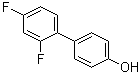 4-(2,4-二氟苯基)苯酚分子结构 (CAS 59089-68-8)