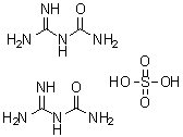structure of CAS# 591-01-5, Guanylurea sulfate;Carbamylguanidine sulfate; Dicyanodiamidine sulfate; Diuretamidine sulfate