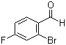 2-Bromo-4-fluorobenzaldehyde molecular structure (CAS 59142-68-6)