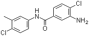 N-(4-Chloro-3-methylphenyl)-3-amino-4-chlorobenzamide molecular structure (CAS 59158-04-2)