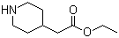 structure of CAS# 59184-90-6, Ethyl 2-piperidin-4-ylacetate;2-(Piperidin-4-yl)acetic acid ethyl ester