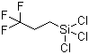 Trichloro(3,3,3-trifluoropropyl)silane molecular structure (CAS 592-09-6)