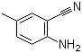 structure of CAS# 5925-93-9, 2-Amino-5-methylbenzonitrile;4-Amino-3-cyanotoluene