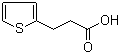 3-(2-噻吩)丙酸分子结构 (CAS 5928-51-8)