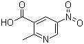 2-Methyl-5-nitronicotinic acid molecular structure (CAS 59290-81-2)