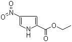 4-硝基-1H-吡咯-2-羧酸乙酯分子结构 (CAS 5930-92-7)