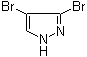 structure of CAS# 5932-18-3, 3,4-Dibromopyrazole;NSC 222393