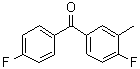 (4-Fluoro-3-methylphenyl)(4-fluorophenyl)methanone molecular structure (CAS 59396-50-8)