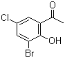 structure of CAS# 59443-15-1, 3'-Bromo-5'-chloro-2'-hydroxyacetophenone