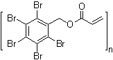 Poly(pentabromobenzyl acrylate) molecular structure (CAS 59447-57-3)