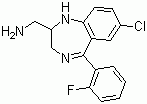 Midazolam molecular structure (CAS 59467-64-0)