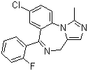 咪达唑仑分子结构 (CAS 59467-70-8)