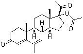 醋酸甲地孕酮分子结构 (CAS 595-33-5)