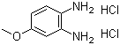 4-甲氧基邻苯二胺二盐酸盐分子结构 (CAS 59548-39-9)