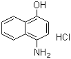 4-氨基-1-萘酚盐酸盐分子结构 (CAS 5959-56-8)