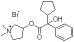 Glycopyrrolate molecular structure (CAS 596-51-0)