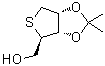 structure of CAS# 596103-06-9, 1,4-Dideoxy-1,4-epithio-2,3-O-(1-methylethylidene)-D-ribitol