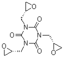 beta-Triglycidyl isocyanuraterate molecular structure (CAS 59653-74-6)