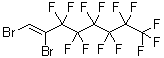 1,2-Dibromo-3,3,4,4,5,5,6,6,7,7,8,8,8-tridecafluoro-1-octene molecular structure (CAS 59665-28-0)
