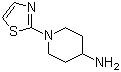 1-(2-Thiazolyl)-4-piperidinamine molecular structure (CAS 596818-05-2)