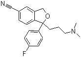 西酞普兰分子结构 (CAS 59729-33-8)