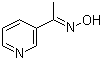 1-Pyridin-3-ylethanone oxime molecular structure (CAS 5973-83-1)