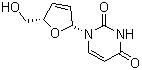 structure of CAS# 5974-93-6, 2',3'-Didehydro-2',3'-dideoxyuridine