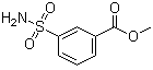 结构式 CAS# 59777-67-2, 3-(氨基磺酰基)苯甲酸甲酯