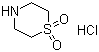 Thiomorpholine-1,1-dioxide hydrochloride molecular structure (CAS 59801-62-6)