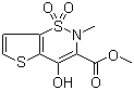 Methyl 2-methyl-4-hydroxy-2H-thieno[2,3-e]-1,2-thiazine-3-carboxylatelate-1,1-dioxide molecular structure (CAS 59804-25-0)
