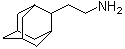 structure of CAS# 59807-53-3, 2-(2-Aminoethyl)adamantane;2-(Adamantan-2-yl)ethanamine; Tricyclo[3.3.1.1(3,7)]decane-2-ethanamine